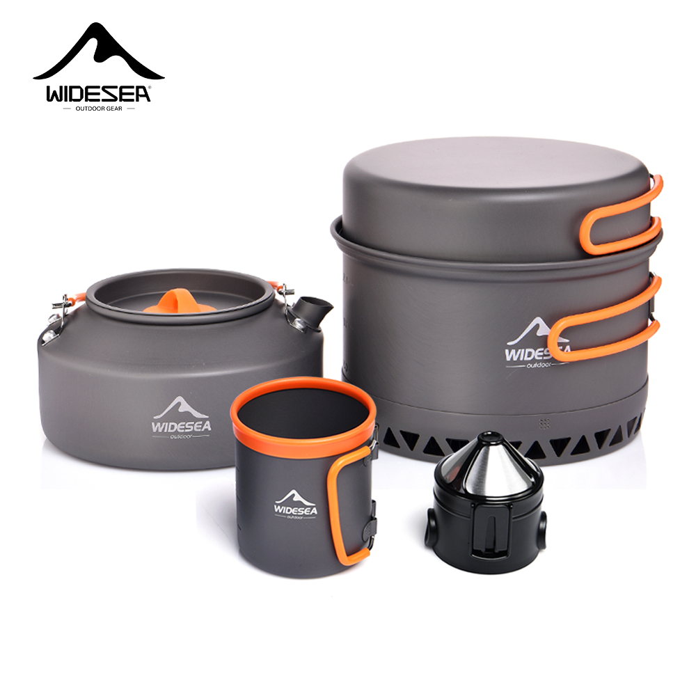 Outdoor Coffee Equipment - أدوات المائدة التخييم مجموعة تجهيزات المطابخ