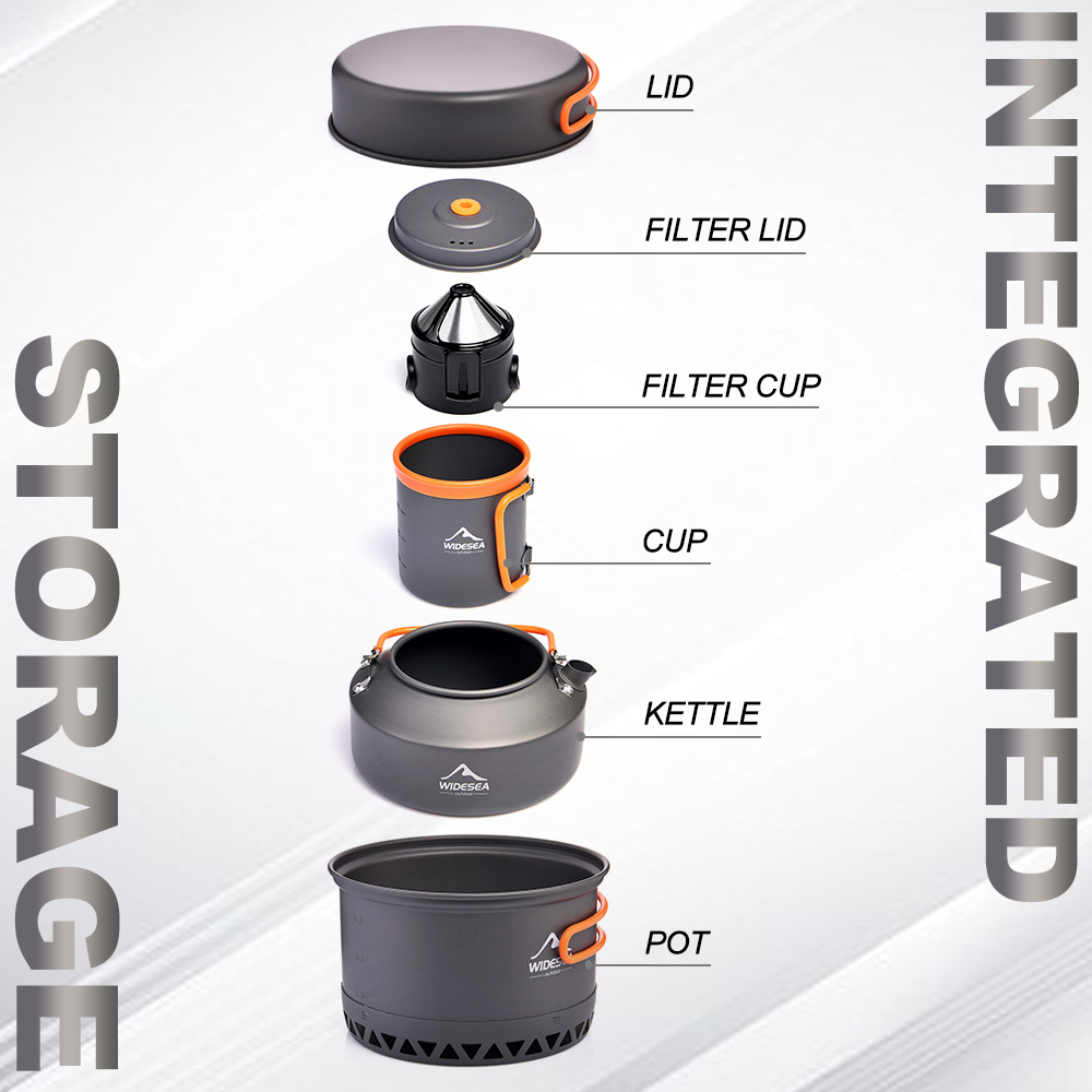 أدوات المائدة التخييم مجموعة ت - مراجعة Outdoor Coffee Equipment وسعره